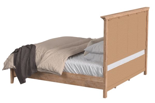 San Mateo 3-Piece Natural King Panel Bedroom Set