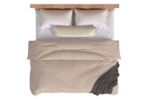 San Mateo 3-Piece Natural King Panel Bedroom Set