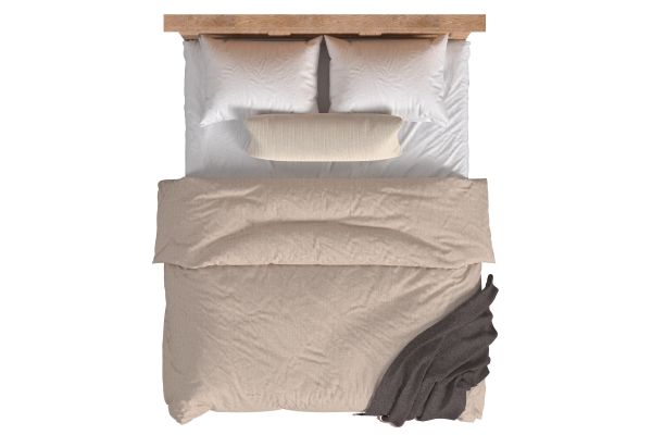 San Mateo 3-Piece Natural Queen Panel Bedroom Set