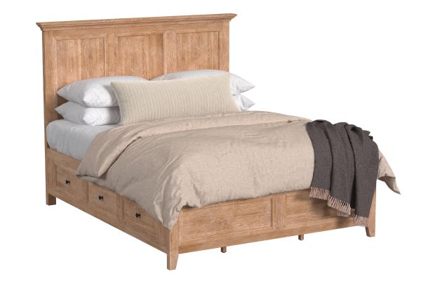 San Mateo 3-Piece Natural Queen Storage Bedroom Set