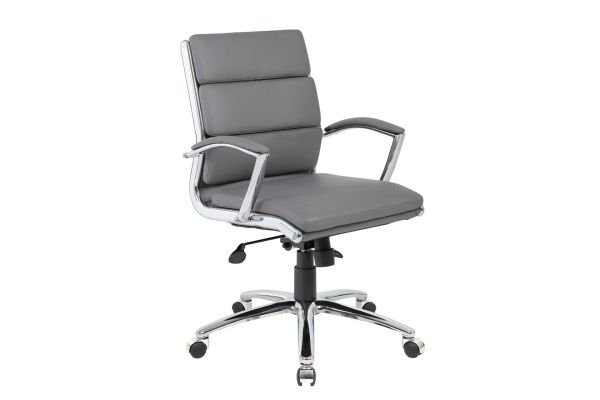 OfficeSource | Merak | Executive Mid Back with Chrome Frame