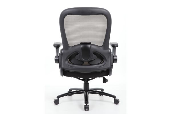 OfficeSource | Ryde | Big & Tall High Back Mesh Task Chair with Flip Arm