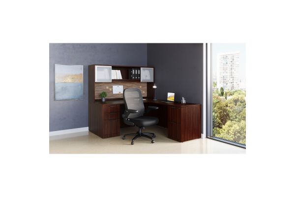OfficeSource | Ryde | Big & Tall High Back Mesh Task Chair with Flip Arm