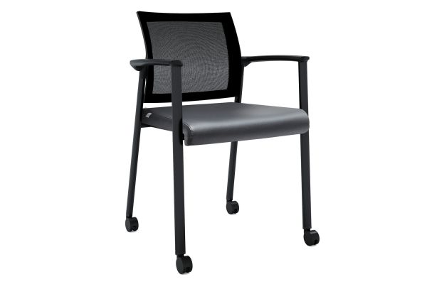 OfficeSource | Oslo | Mesh Back Stacking Guest Chair