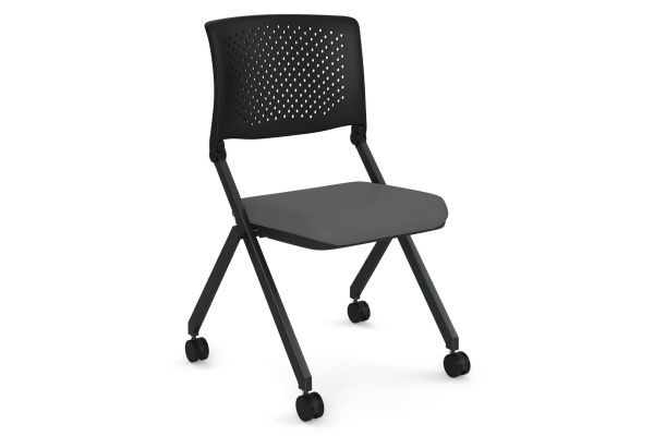 OfficeSource | Julep | Armless Nesting Chair with Fabric Seat