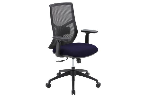 OfficeSource Starlight High Back Basic Task Chair with Black Frame