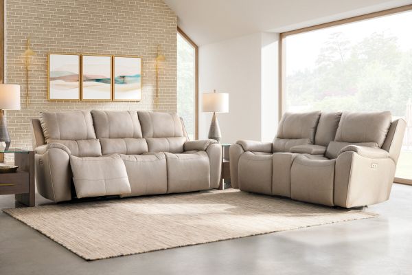 Brady Dual Power Reclining Sofa by Southern Motion
