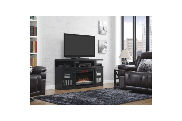 Cantilever Fireplace TV Stand