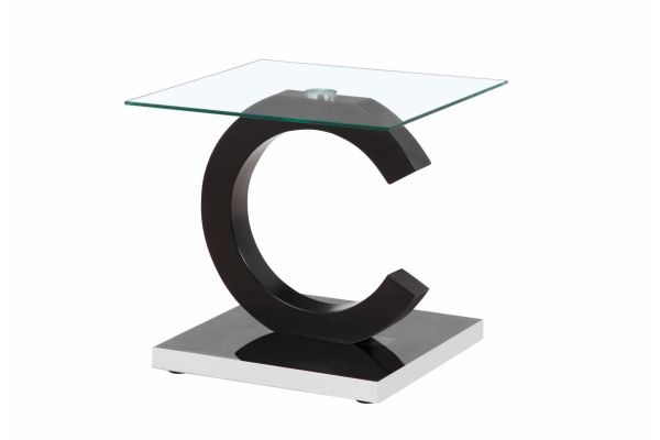 Global Furniture 8mm Tempered Glass End Table - T2207ET