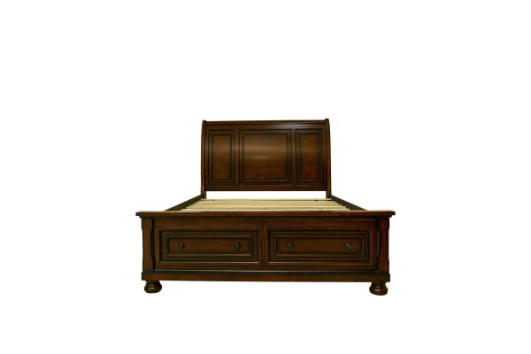 Begonia King Platform Bed with Footboard Storage