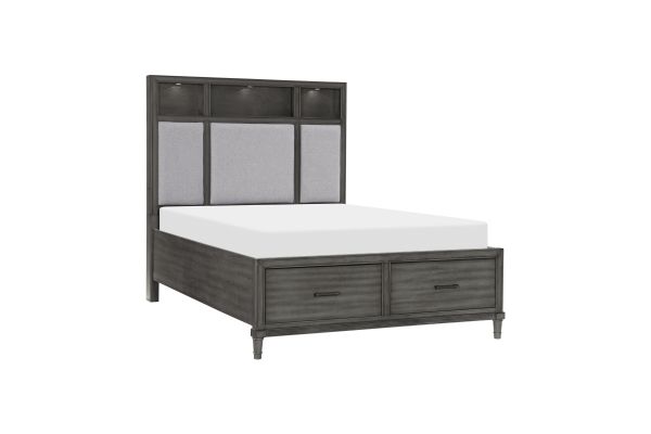 Wittenberry Queen Bed with LED & USB Charger