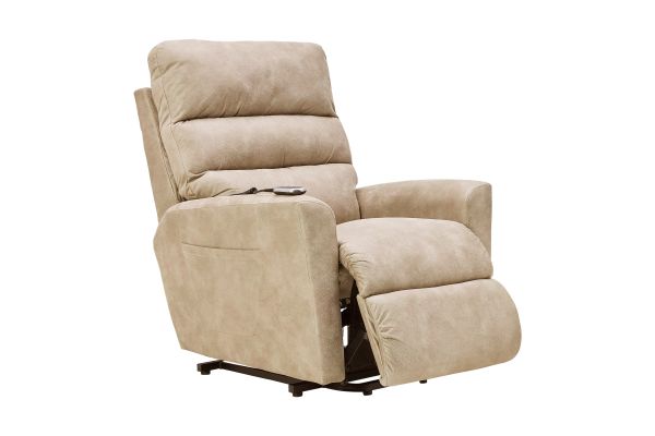 Liam Beige Power Lift Chair by La-Z-Boy