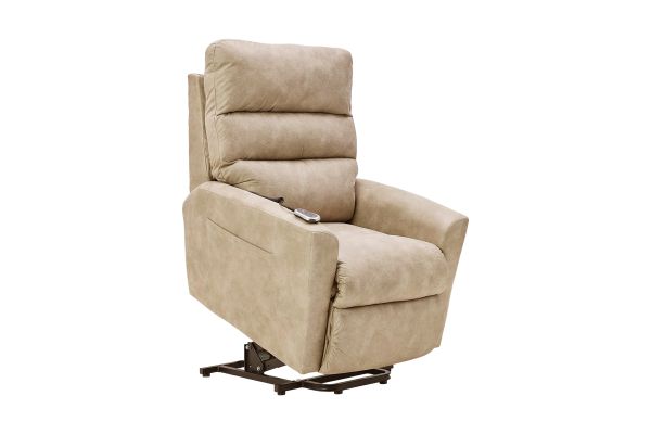 Liam Beige Power Lift Chair by La-Z-Boy