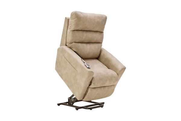 Liam Beige Power Lift Chair by La-Z-Boy