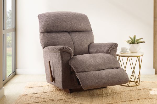 Reed Grey Rocker Recliner by La-Z-Boy