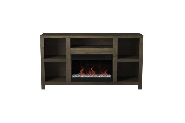 Joshua Creek 62 inch Electric Fireplace TV Stand - Barnwood