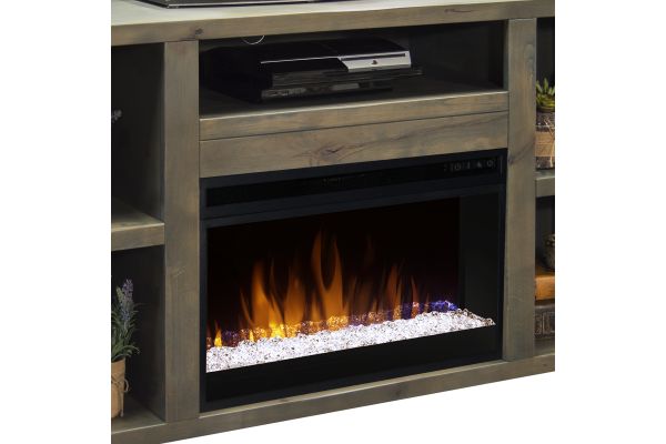 Joshua Creek 62 inch Electric Fireplace TV Stand - Barnwood