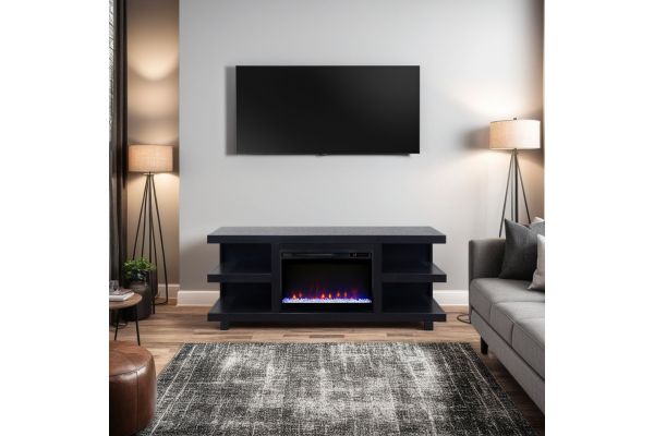 Laurel Canyon 65 inch Fireplace TV Stand - Clove