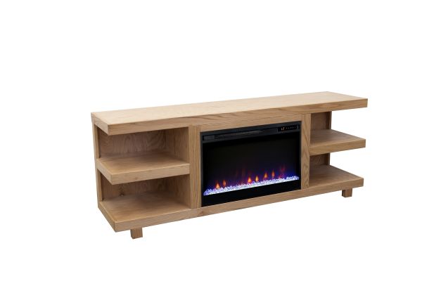 Laurel Canyon 65 inch Fireplace TV Stand - Natural