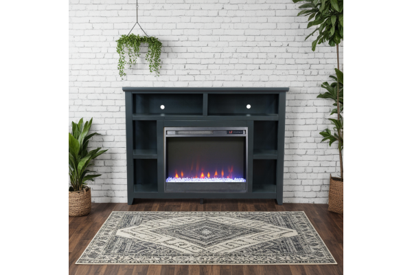 Studio 56 inch Fireplace Mantel - Black