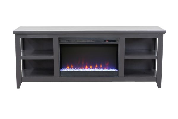 Studio 65 inch Fireplace TV Stand - Black