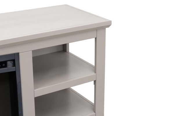 Studio 82 inch Fireplace TV Stand - Sandstone