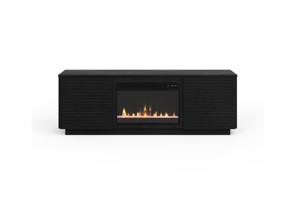 Stardust 73 inch Fireplace TV Stand - Black