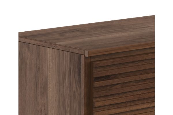 Stardust 89 inch Fireplace TV Stand - Bourbon