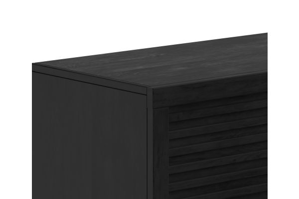 Stardust 62 inch Fireplace Mantel - Black