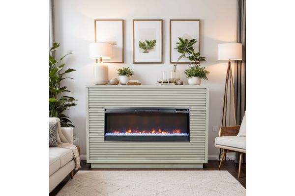 Stardust 62 inch Fireplace Mantel - Sandstone