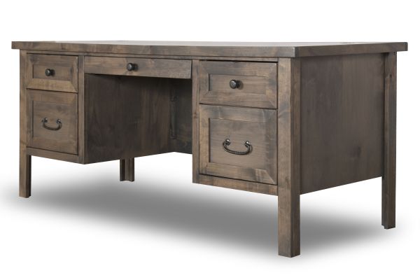 Joshua Creek Executive Desk - Barnwood