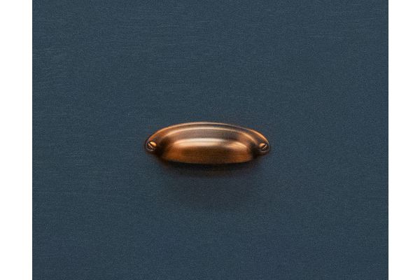 Nantucket 53 inch Writing Desk - Blue Denim and Whiskey