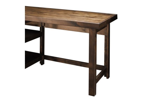 Sausalito 60 inch Workstation Desk - Whiskey