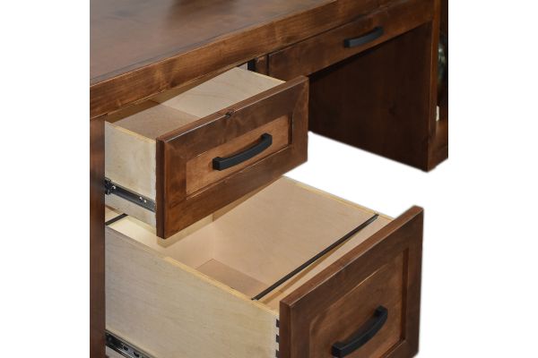 Sausalito 71 inch Executive Desk - Whiskey