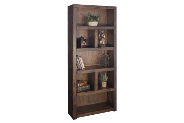 Sausalito 79 inch Bookcase - Whiskey