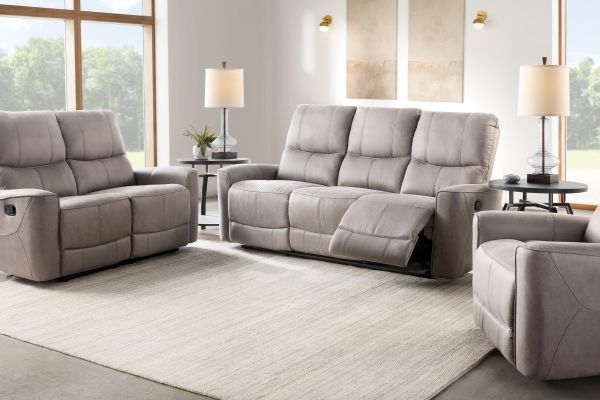 Drake Steel Reclining Sofa