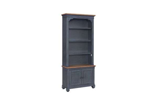 Americana 79 inch Universal Pier Bookcase - Corduroy Blue