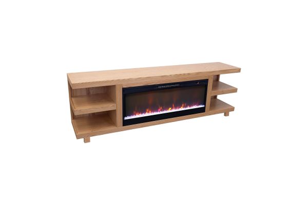 Laurel Canyon 82 inch Fireplace TV Stand - Natural