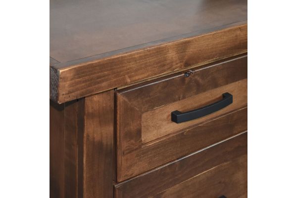 Sausalito 71 inch Executive Desk - Whiskey