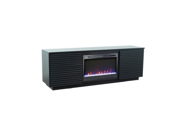 Stardust 73 inch Fireplace TV Stand - Black
