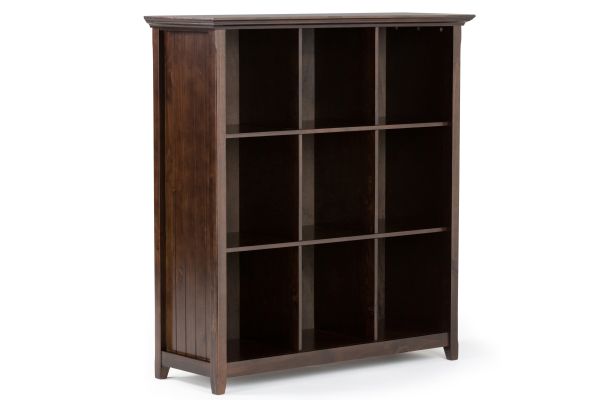 Acadian 9 Cube Bookcase and Storage Unit - Brunette