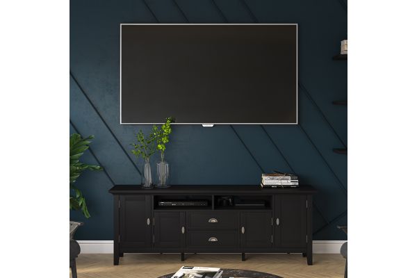 Redmond 72 inch TV Media Stand - Black