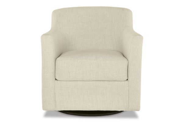 Bradney Swivel Accent Chair - Linen