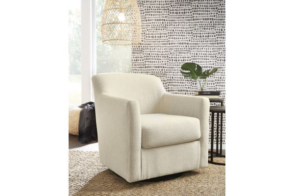 Bradney Swivel Accent Chair - Linen