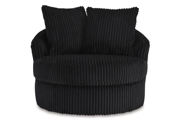 Gramwell Onyx Swivel Accent Chair 