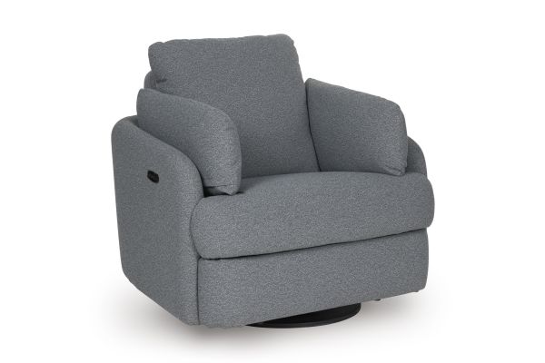 Alainmont Next-Gen Nuvella Swivel Power Recliner
