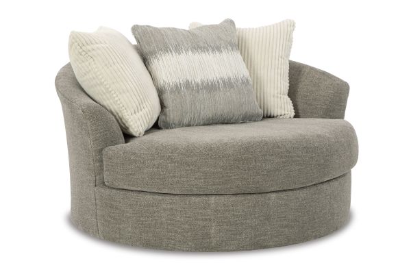 Creswell Oversized Swivel Accent Chair