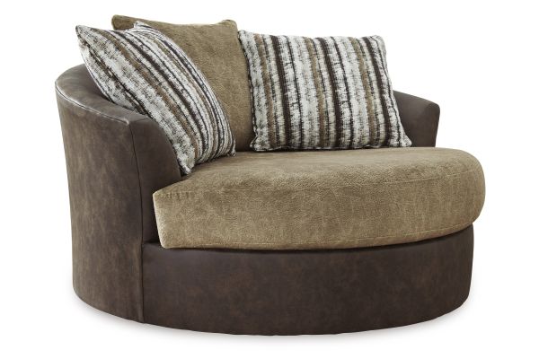 Alesbury Oversized Swivel Accent Chair