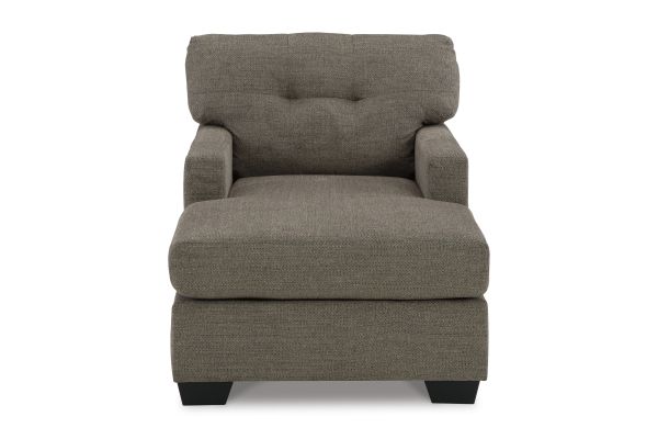 Mahoney Chocolate Chaise 