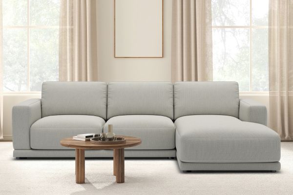Cove Grey 2-Piece Sectional with Right Arm Facing Chaise by Floyd Home